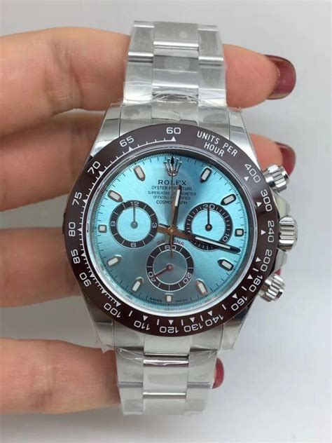 rolex daytona ice blue replica leather band|Rolex daytona worth.